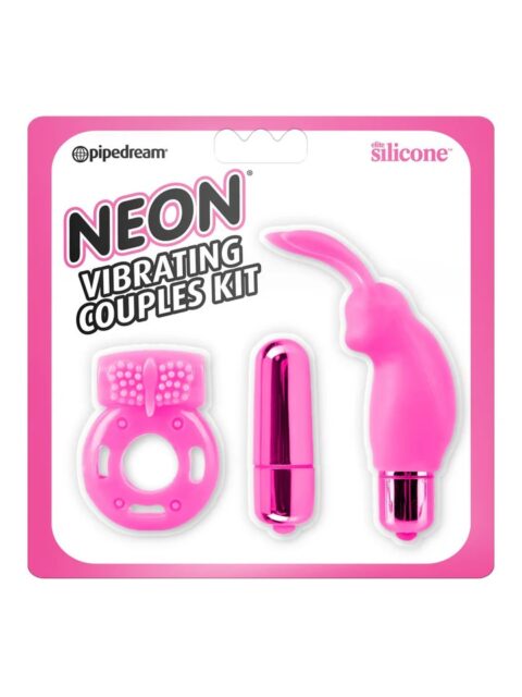 ANILLO NEON VIBRATING COUPLES KIT